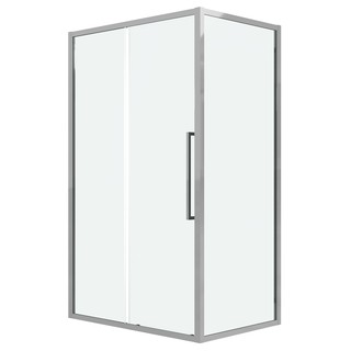Душевое ограждение Grossman Cosmo 100.K33.02.110.10.00-200.K33.02.80.10.00 (110х80х195) раздвижная,хром,стекло прозрачное,2 места