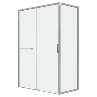 Душевое ограждение Grossman Style 100.K33.05.100.10.00-200.K33.05.80.10.00 (100х80х195) раздвижная,хром,стекло прозрачное,2 места