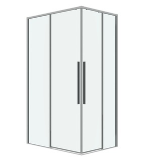 Душевое ограждение Grossman Galaxy 1/2.K33.01.12.10.00-1/2.K33.01.80.10.00 (120х80х195) раздвижная,хром,стекло прозрачное,2 места