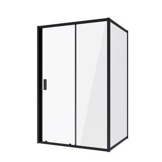 Душевое ограждение Niagara Nova NG-82-12AB-A100B (120х100х195) прямоугольник,черный, дверь раздвижная,стекло прозрачное,2 места