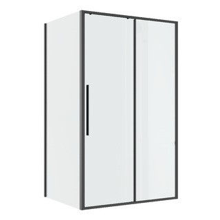 Душевое ограждение Niagara Nova NG-34-11AGR-A80GR-34 (110х80х195) прямоугольник,раздвижная,графит,стекло прозрачное,2 места