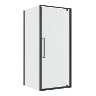 Душевое ограждение Niagara Nova NG-35-10AGR-A80GR-34 (100х80х195) прямоугольник,распашная,графит,стекло прозрачное,2 места
