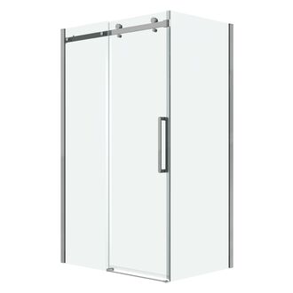 Душевое ограждение Grossman Classic 100.K33.04.150.10.00-200.K33.04.80.10.00 (150х80х195) раздвижная,хром,стекло прозрачное,2 места