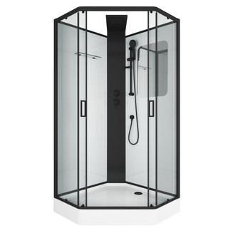 Душевая кабина Grossman Elegans GR251D (90х90х217) дверь раздвижная,5 мест