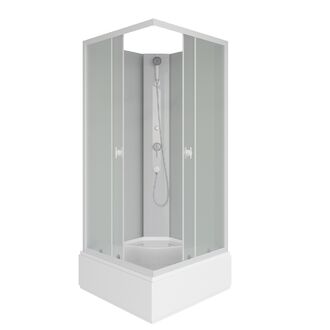 Душевая кабина Niagara Promo P100/26Q/MT/BK (100х100х200) 4 места