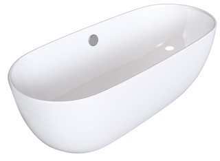 Ванна отдельностоящая Grossman Classic GR-2502 (160х80х58) цвет белый,1 место