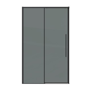 Дверь в нишу Grossman Galaxy 100.K33.01.100.21.10 (100х195) черный матовый,стекло тонированное,раздвижная, 1 место