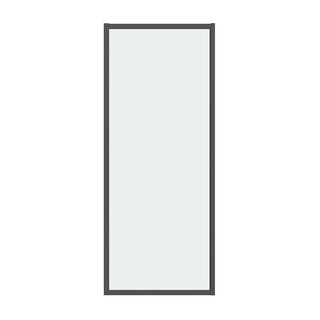Боковая стенка Grossman Style 200.K33.05.70.21.00 (70х195) черный матовый,стекло прозрачное, 1 место