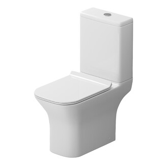 Унитаз напольный Grossman Classic GR-4464SQ-K44 (665х350х830) безободковый,белый с тонкой крышкой,микролифт,смыв торнадо,2 места