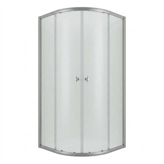 Душевое ограждение Niagara Eco NG-1007-14MT (90х90х190) четверть круга,раздвижное,хром,стекло матовое,1 место