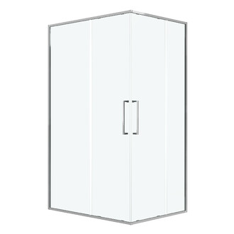 Душевое ограждение Niagara Nova NG-6636-1090 (100х90х195) прямоугольник,хром,двери раздвижные,стекло прозрачное,1 место