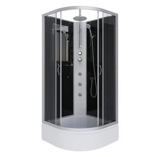 Душевая кабина Niagara Classic NG-3501-14BKTG (90х90х210) средний поддон(26см),стекло тонированное,4 места