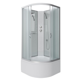 Душевая кабина Niagara Classic NG-2307-14BK (80х80х200) высокий поддон(40см),стекло матовое,4 места