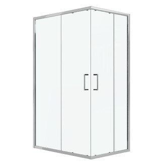 Душевое ограждение Niagara Nova NG-6610-14 (120х80х195) прямоугольник,хром,двери раздвижные,стекло прозрачное,1 место