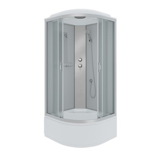 Душевая кабина Niagara Classic NG-2308-14 (90х90х215) высокий поддон(40см),стекло матовое,4 места