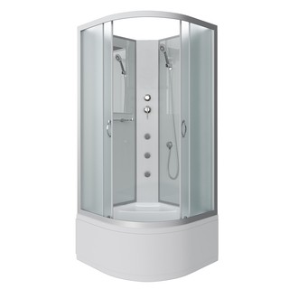 Душевая кабина Niagara Classic NG-2308-14BKG (90х90х200) высокий поддон(40см),стекло матовое,4 места