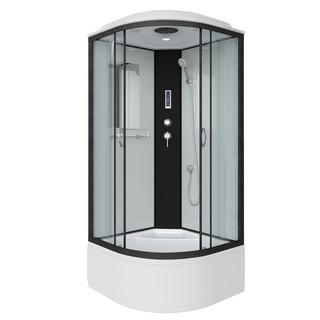 Душевая кабина Niagara Classic NG-6708-14P (90х90х215) высокий поддон(40см),черный,стекло прозрачное,4 места