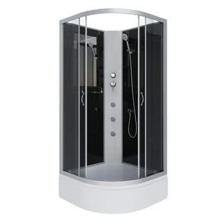 Душевая кабина Niagara Classic NG-3503-14BKG (80х80х200) средний поддон(26см),стекло тонированное,4 места