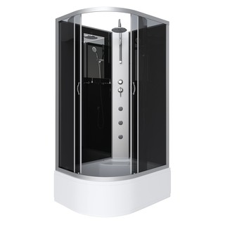 Душевая кабина Niagara Classic NG-2510-14RBKTG (120х80х210) высокий поддон(40см),стекло тонированное,4 места