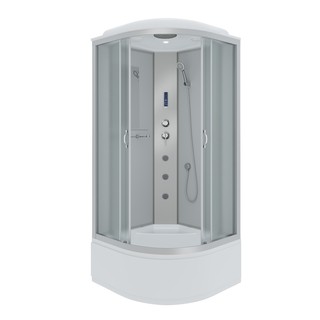Душевая кабина Niagara Classic NG-2309-14F (100х100х215) высокий поддон(40см),стекло матовое,4 места
