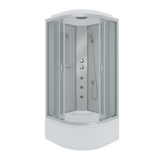 Душевая кабина Niagara Classic NG-2309-14G (100х100х215) высокий поддон(40см),стекло матовое,4 места