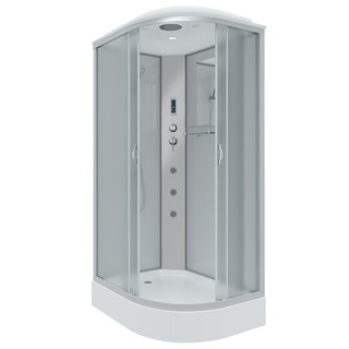 Душевая кабина Niagara Classic NG-3312-14LF (120х80х215) низкий поддон(13см),стекло матовое,3 места