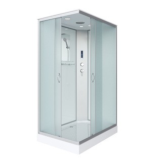 Душевая кабина Niagara Classic NG-43085-14Q (100х80х215) низкий поддон(13см),стекло матовое,3 места