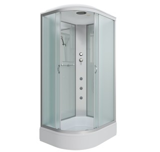 Душевая кабина Niagara Classic NG-33984-14RG (90х80х215) средний поддон(26см),стекло матовое,4 места