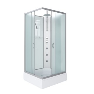 Душевая кабина Niagara Classic NG-33974-14QBKTG (90х70х210) средний поддон(26см),стекло матовое,4 места