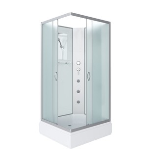 Душевая кабина Niagara Classic NG-33974-14QBKG (90х70х200) средний поддон(26см),стекло матовое,4 места