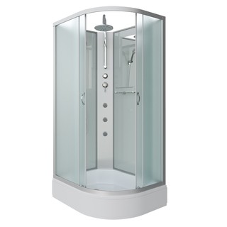 Душевая кабина Niagara Classic NG-33194-14LBKTG (110х90х210) средний поддон(26см),стекло матовое,4 места